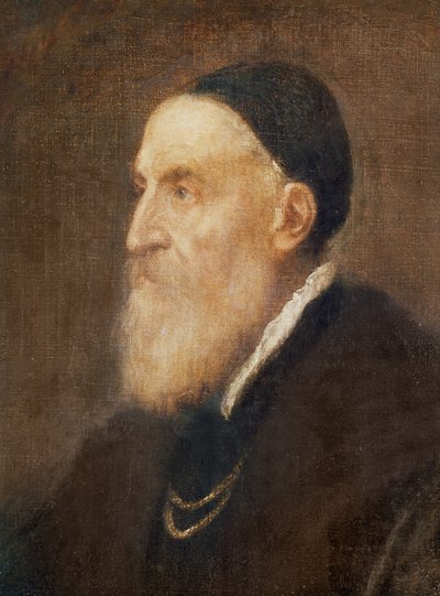 Self-portrait (detail) by Tiziano Vecelli